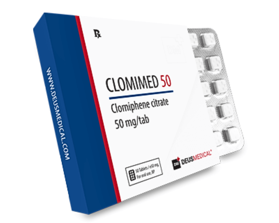 Deus Medical CLOMIMED 50mg (Clomiphene Citrate) 50 tabs