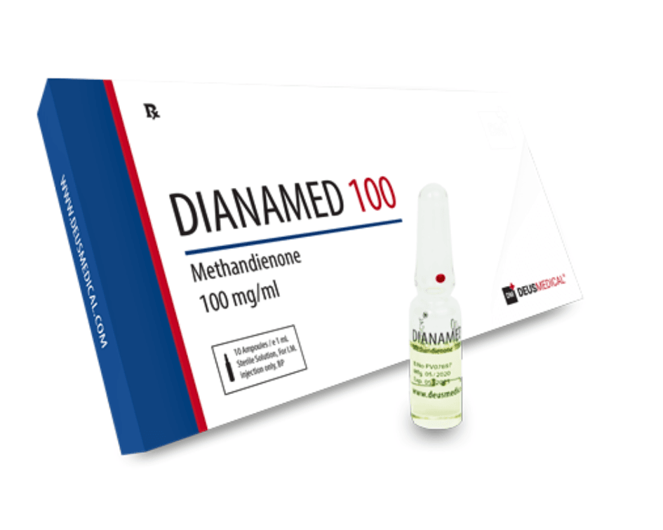 Deus Medical DIANAMED 100 Methandienone (100mg) amps