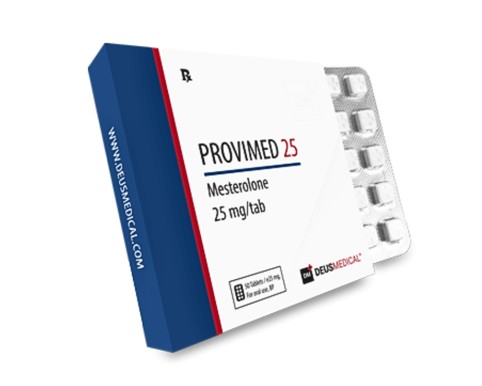 Deus Medical PROVIMED 25mg (Mesterolone) 50 tabs