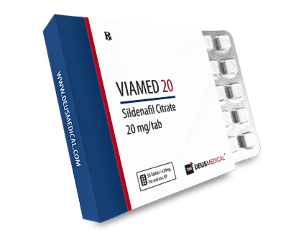 Deus Medical VIAMED 20mg (Sildenafil Citrate) 50 tabs