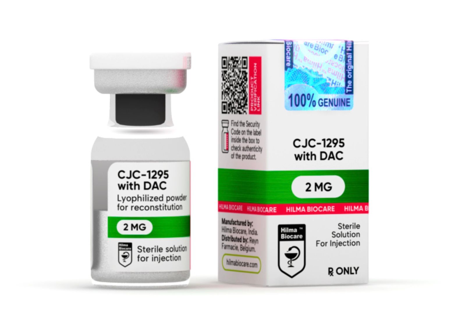 Hilma Biocare CJC-1295 DAC 2 mg vial