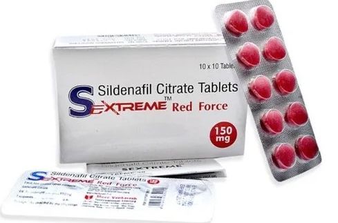 Sextreme Citrato de Sildenafil 150mg (10 tabletas por tira)