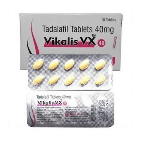 Vikalis VX Tadalafil 40mg (10 tabs stripe)