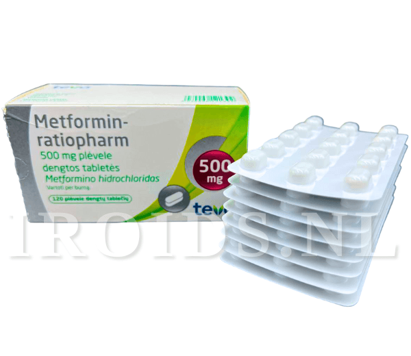 TEVA Metformin-Ratiopharm 500 mg (120 tablets)