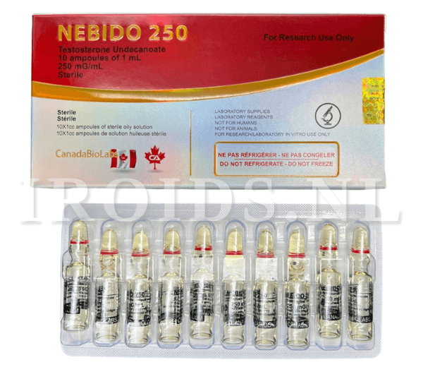 Canada Peptides Nebido (Testosterone Undecanoate) 1ml x 10 amps (250mg)