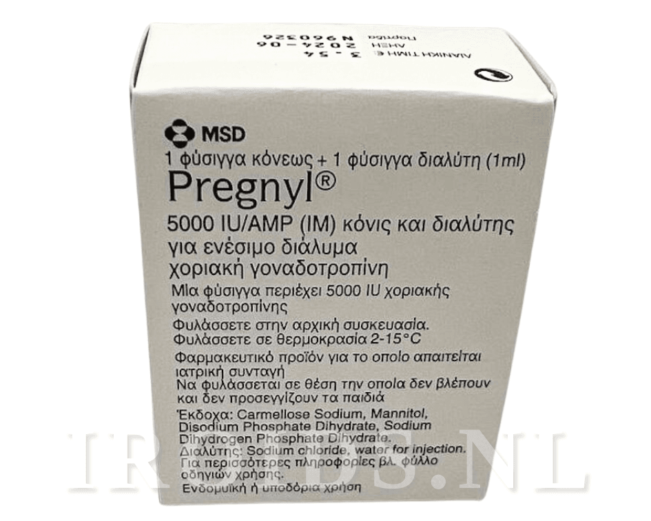 MSD HCG Pregnyl 5000 IU x 1ml amp