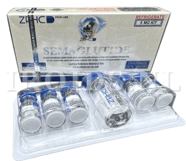 ZPHC Semaglutida 5x1 mg + Agua bacteriostática